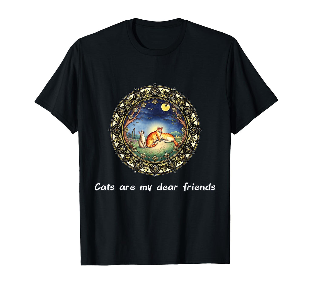 Cats Are My Best Friends Sacred T-Shirt - Casual Everyday Wear Unisex - T-Shirt, Sweatshirt, Hoodie