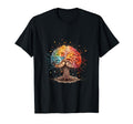 Colourful Ornate Brain Tree Adhd Autism T-Shirt - Graphic Print Men Women - T-Shirt, Sweatshirt, Hoodie