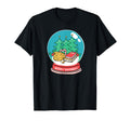 Bibliophile Snowglobe Art T-Shirt - Graphic Print Men Women - T-Shirt, Sweatshirt, Hoodie