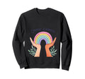 Choose Kindness Heart Positivity Be Kind Sweatshirt - Graphic Print Unisex - T-Shirt, Sweatshirt, Hoodie