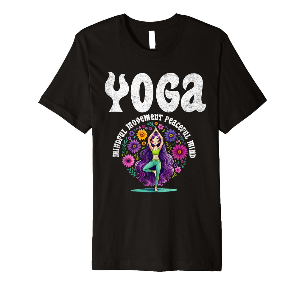 Yoga Outfit Mindful Movement Peaceful T-Shirt - Streetwear Style Unisex - T-Shirt, Sweatshirt, Hoodie