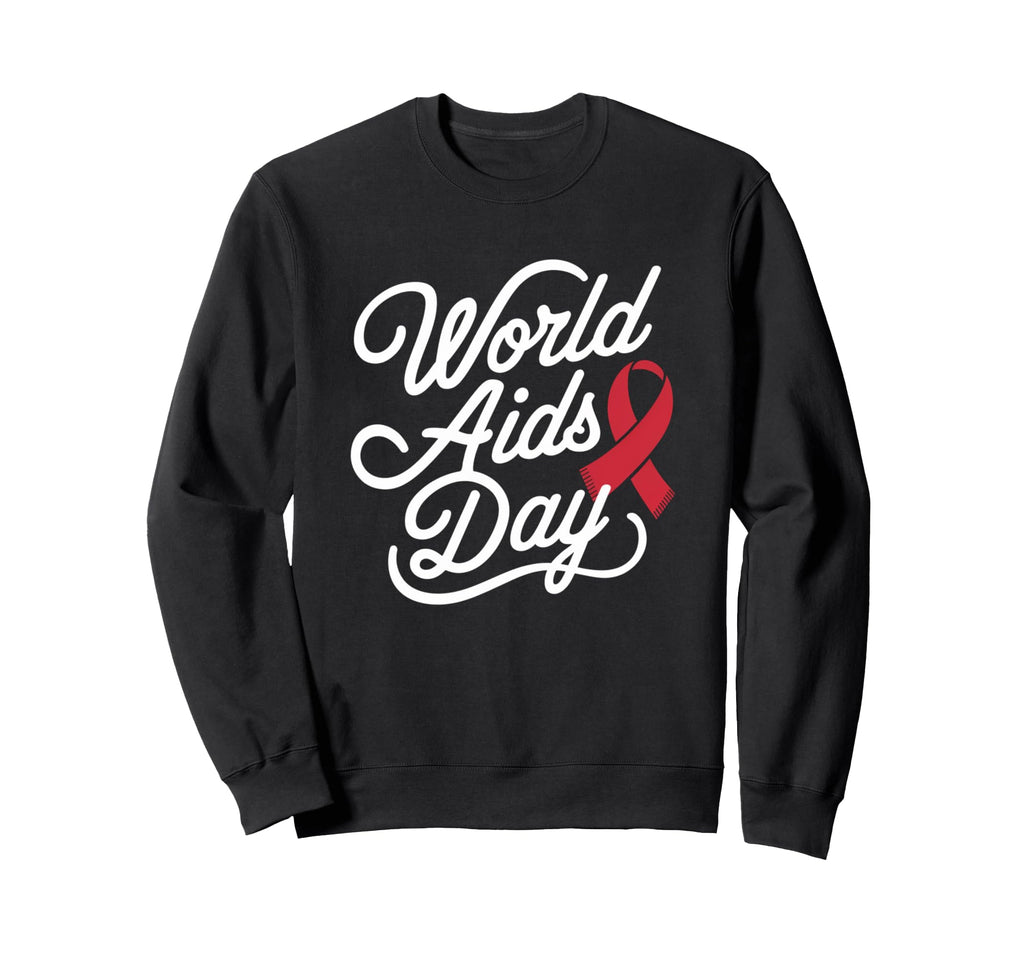 End Shame Stigma Hiv Aids Sweatshirt - Aesthetic Graphic for Adults - T-Shirt, Sweatshirt, Hoodie