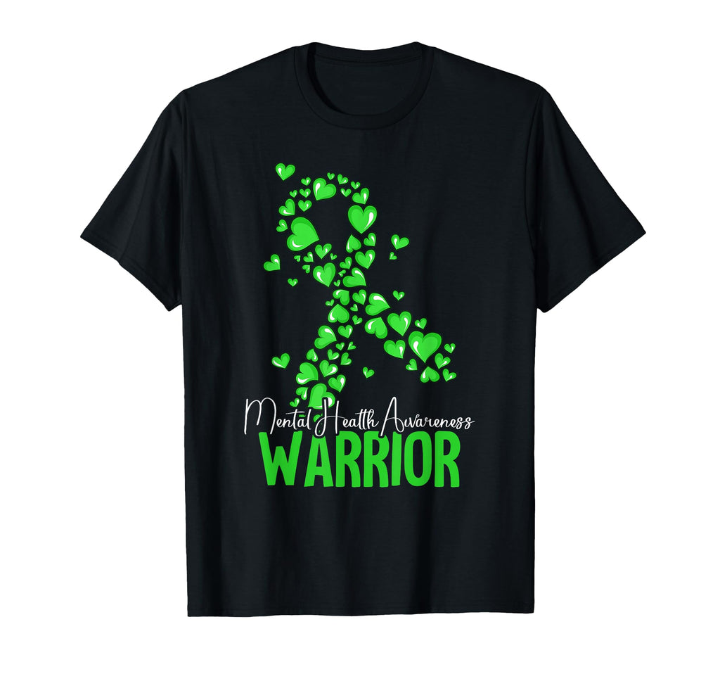 Warrior Mental Health Awareness T-Shirt - Minimalist Print Men Women - T-Shirt, Sweatshirt, Hoodie