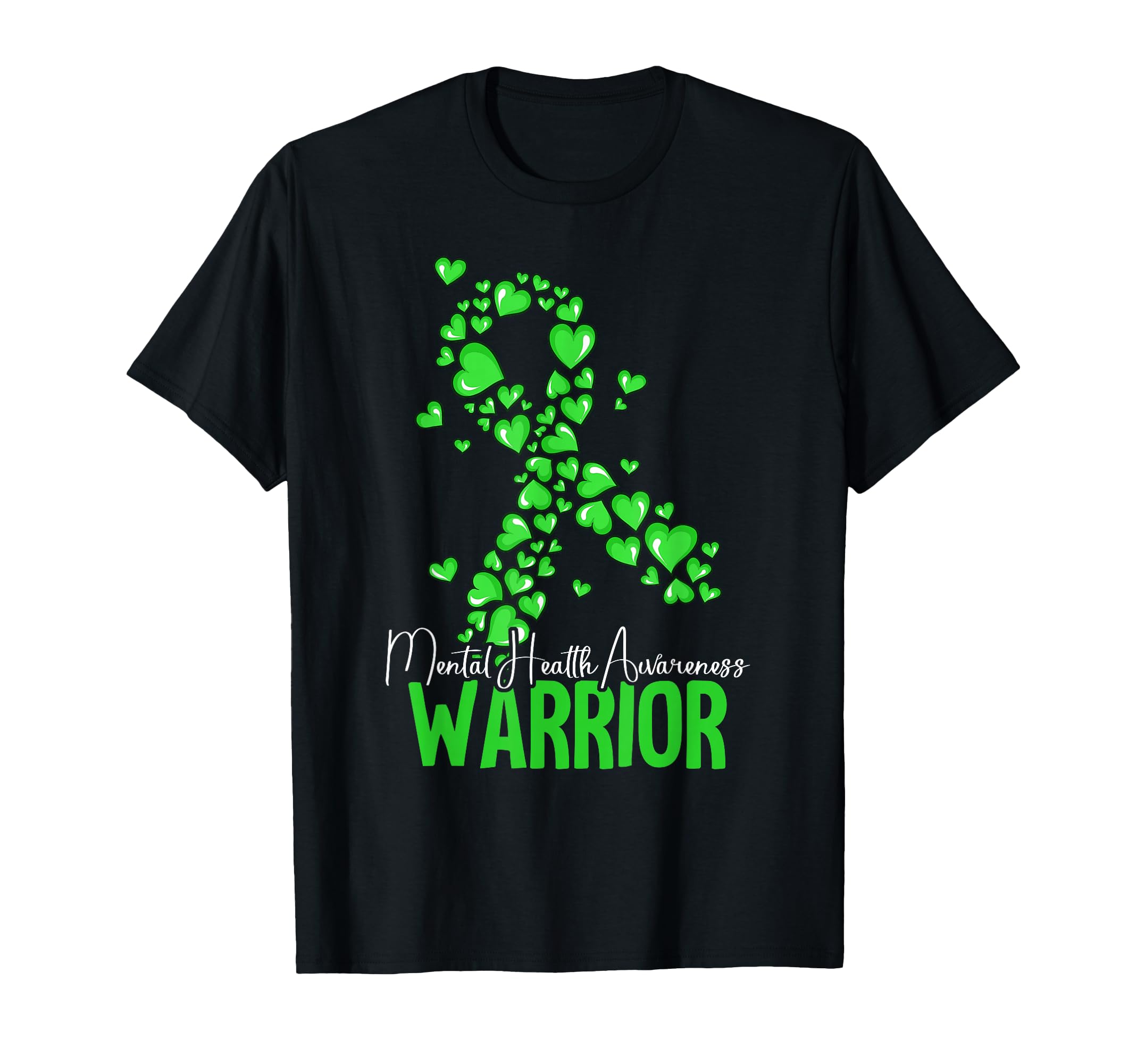 Warrior Mental Health Awareness T-Shirt - Minimalist Print Men Women - T-Shirt, Sweatshirt, Hoodie