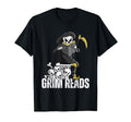 Funny Grim Reaper Dark Book Lover T-Shirt - Novelty Apparel Men Women - T-Shirt, Sweatshirt, Hoodie