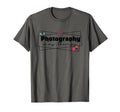Photography Is My Therapy T-Shirt - Fun Novelty Design Unisex - T-Shirt, Sweatshirt, Hoodie