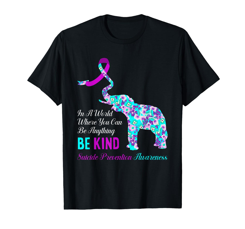 World Be Kind Support Suicide T-Shirt - Unique Graphic for Adults - T-Shirt, Sweatshirt, Hoodie