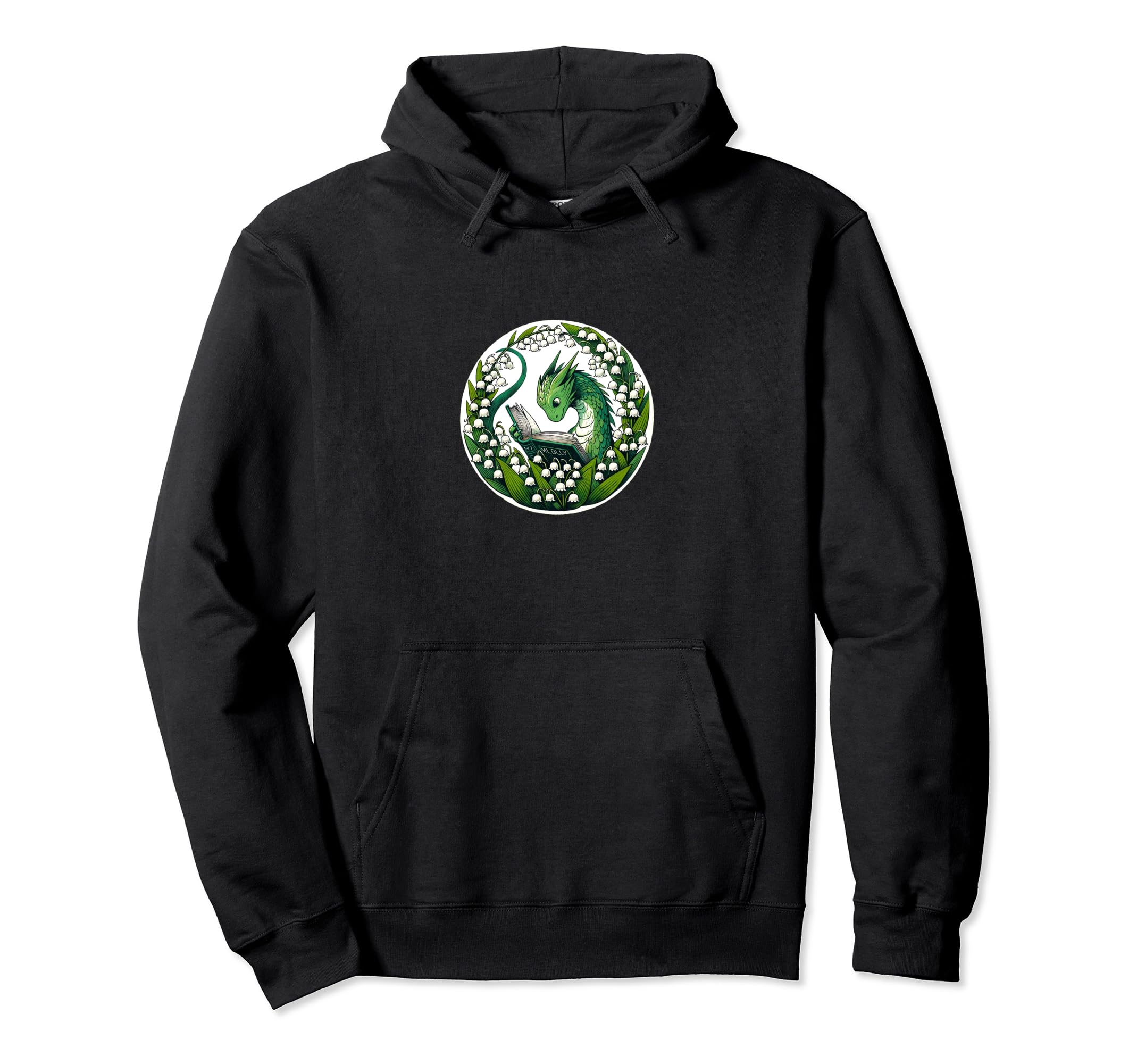 Bookwyrm Fun Book Wyrm Artwork Nerd Hoodie - Trendy Graphic Men Women - T-Shirt, Sweatshirt, Hoodie