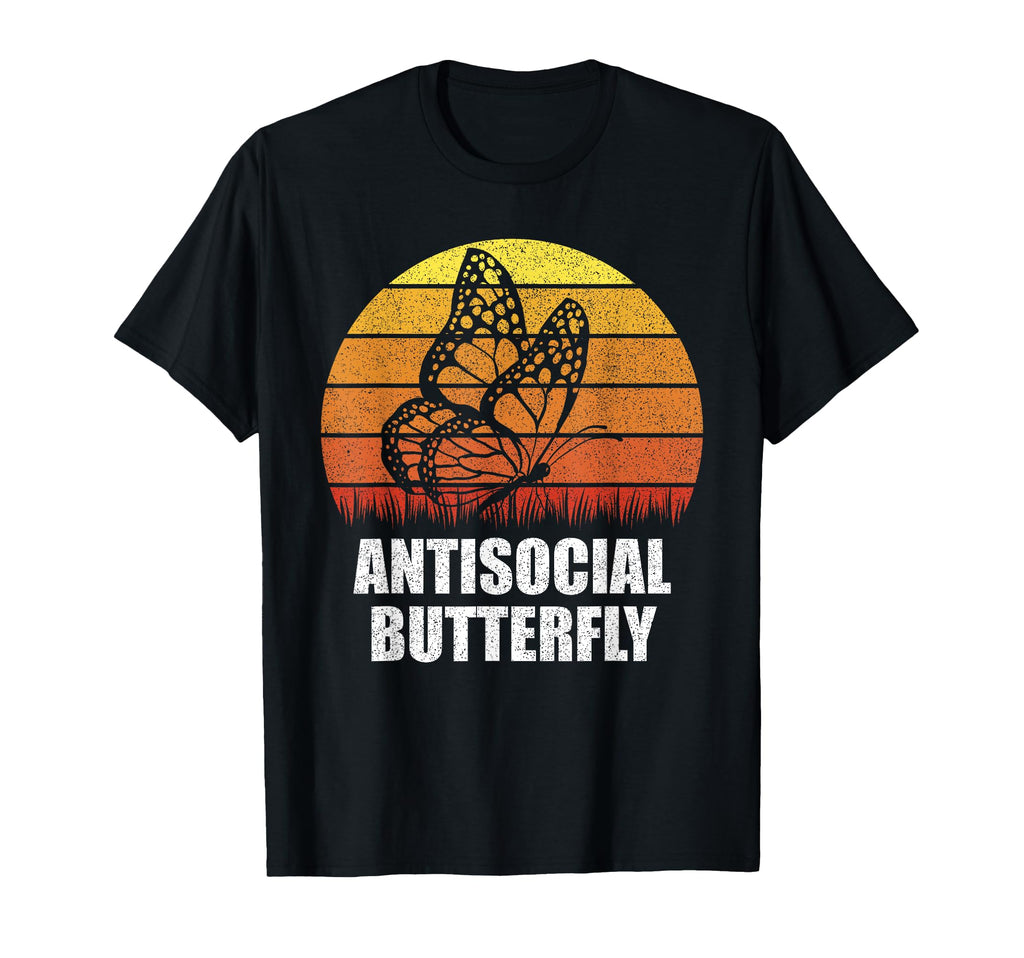 Antisocial Butterfly Funny Gifts T-Shirt - Custom Art Print for Adults - T-Shirt, Sweatshirt, Hoodie