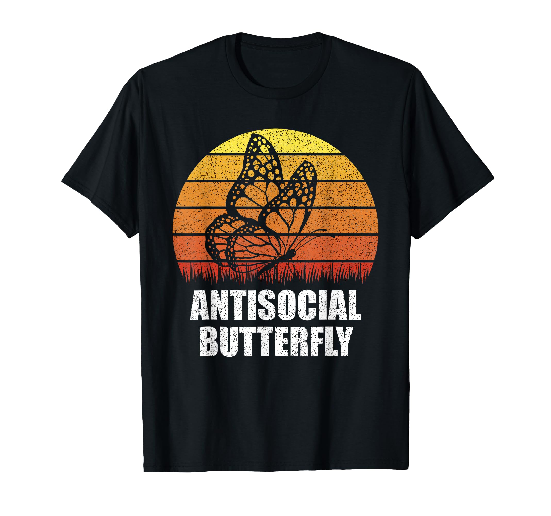 Antisocial Butterfly Funny Gifts T-Shirt - Custom Art Print for Adults - T-Shirt, Sweatshirt, Hoodie