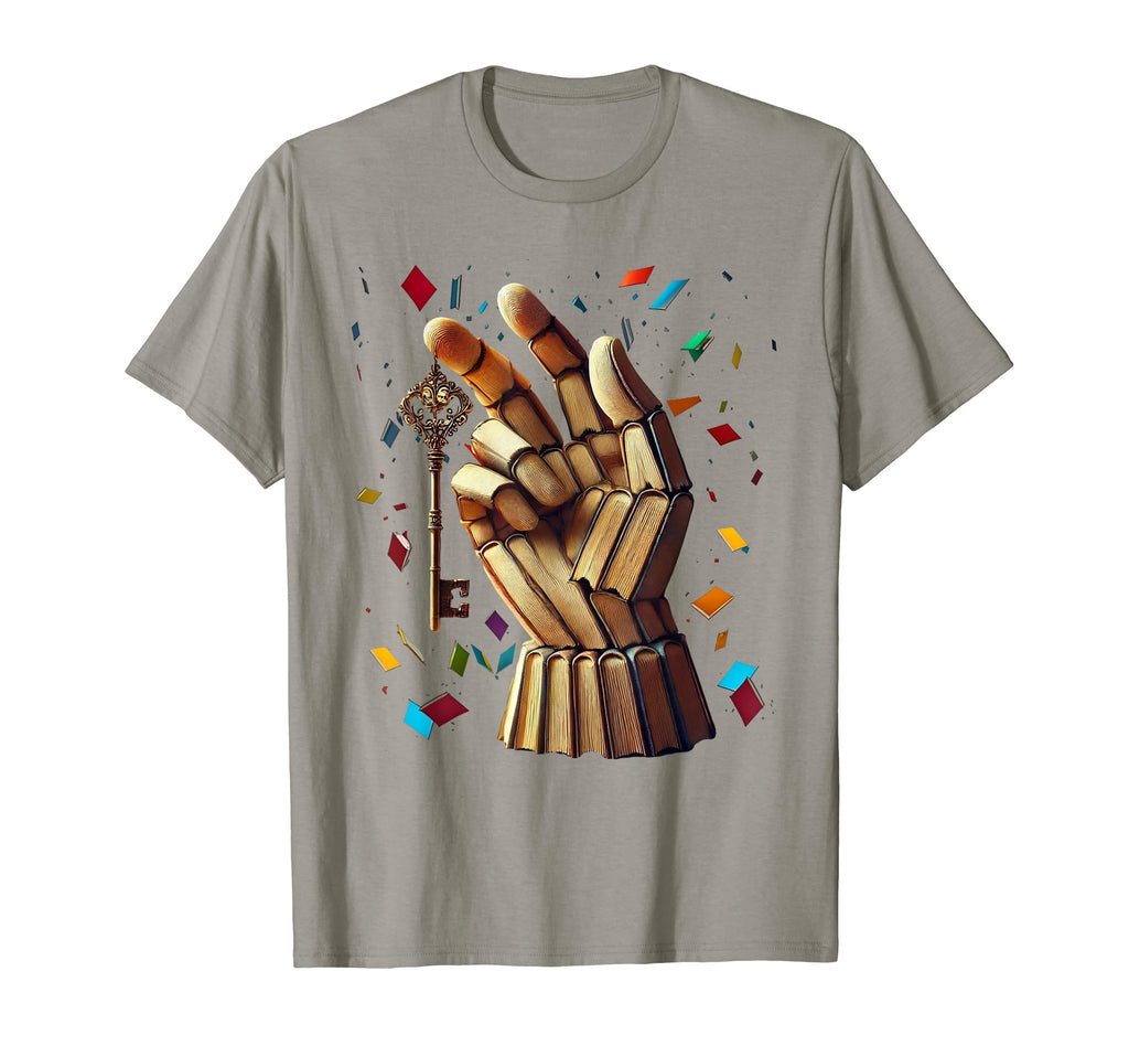 Books Are Key To Knowledge T-Shirt - Casual Everyday Wear Men Women - T-Shirt, Sweatshirt, Hoodie