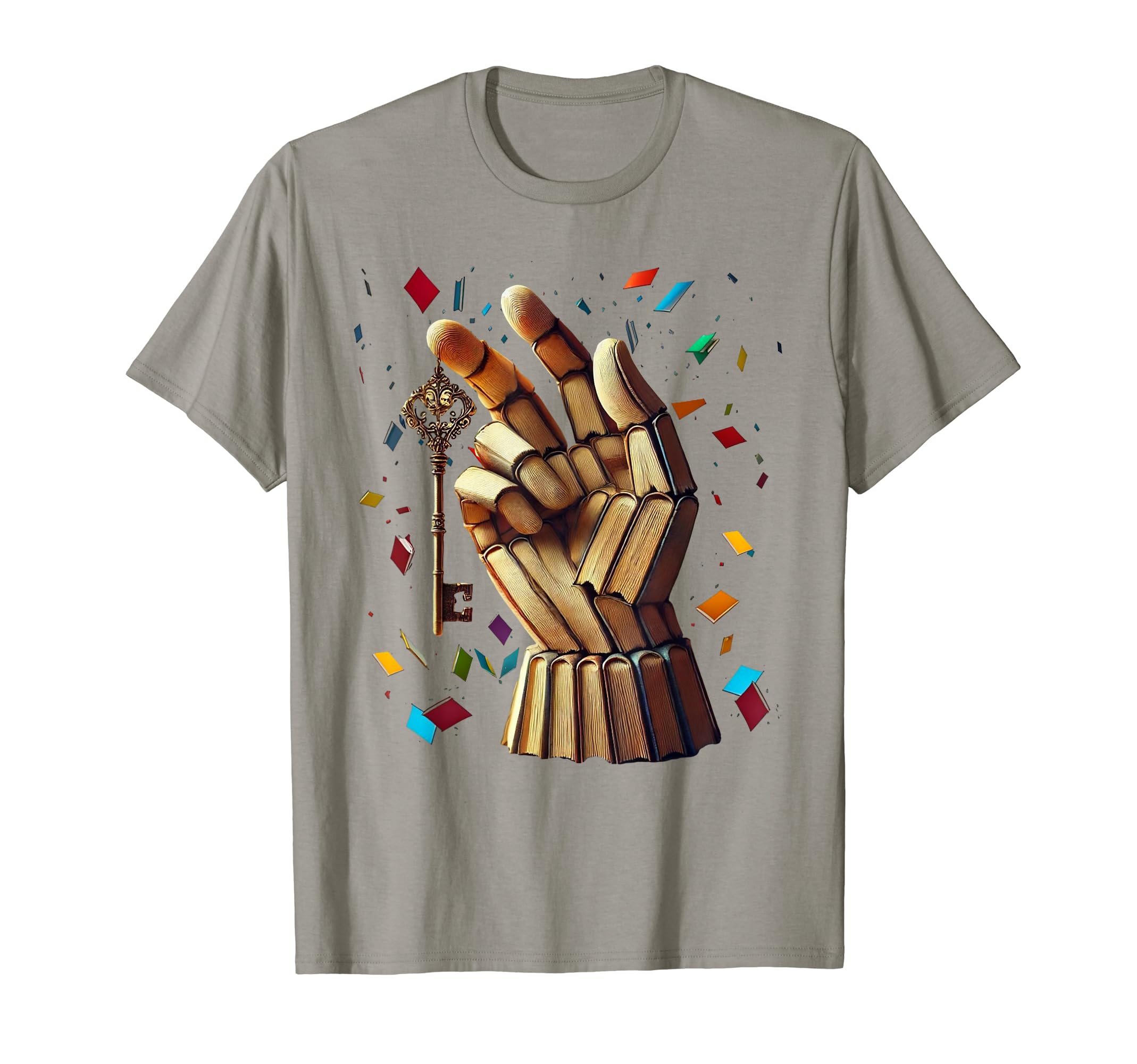 Books Are Key To Knowledge T-Shirt - Casual Everyday Wear Men Women - T-Shirt, Sweatshirt, Hoodie