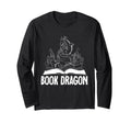 Reading Dragon Shirts Magical Book T-Shirt - Streetwear Style for Adults - T-Shirt, Sweatshirt, Hoodie