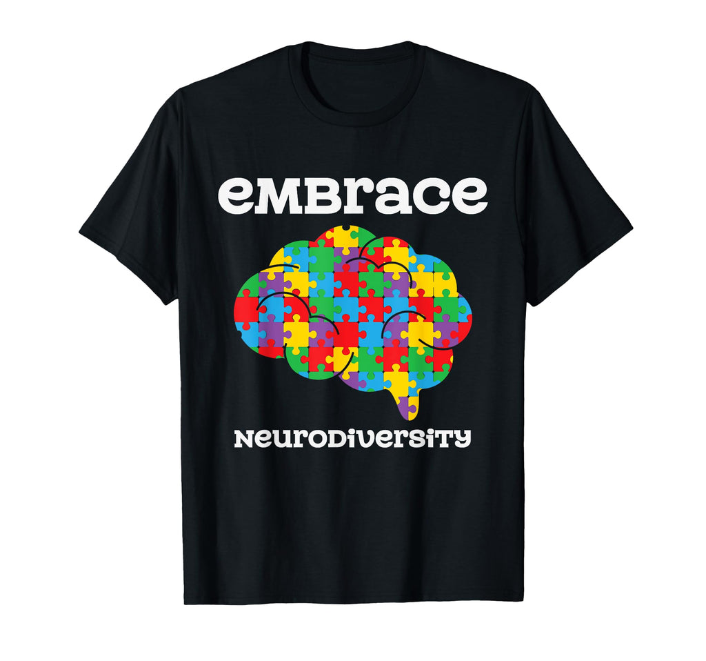 Neurodiversity Celebrate Brain Adhd T-Shirt - Novelty Apparel for Adults - T-Shirt, Sweatshirt, Hoodie