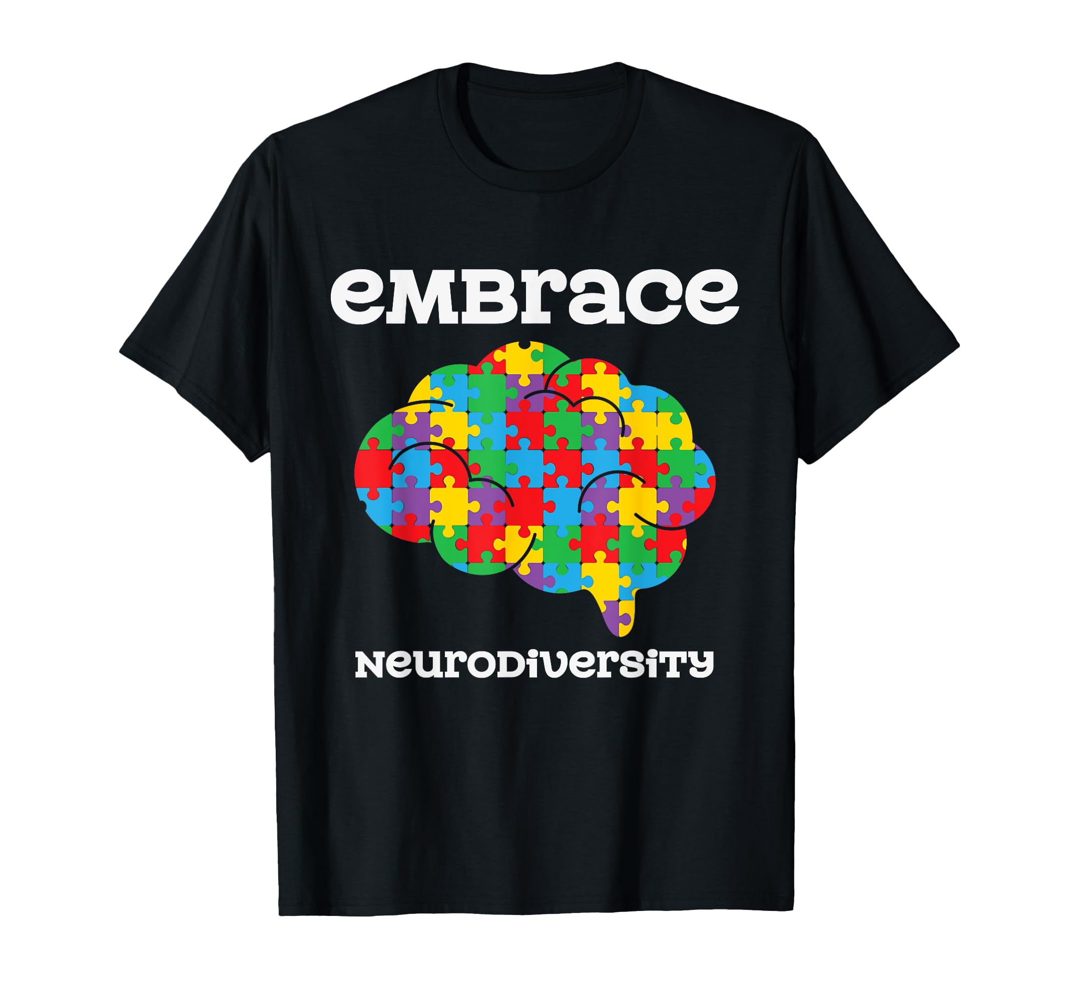 Neurodiversity Celebrate Brain Adhd T-Shirt - Novelty Apparel for Adults - T-Shirt, Sweatshirt, Hoodie