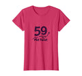 59 And Living Plot Twist Birthday Gift T-Shirt - Minimalist Print Unisex - T-Shirt, Sweatshirt, Hoodie