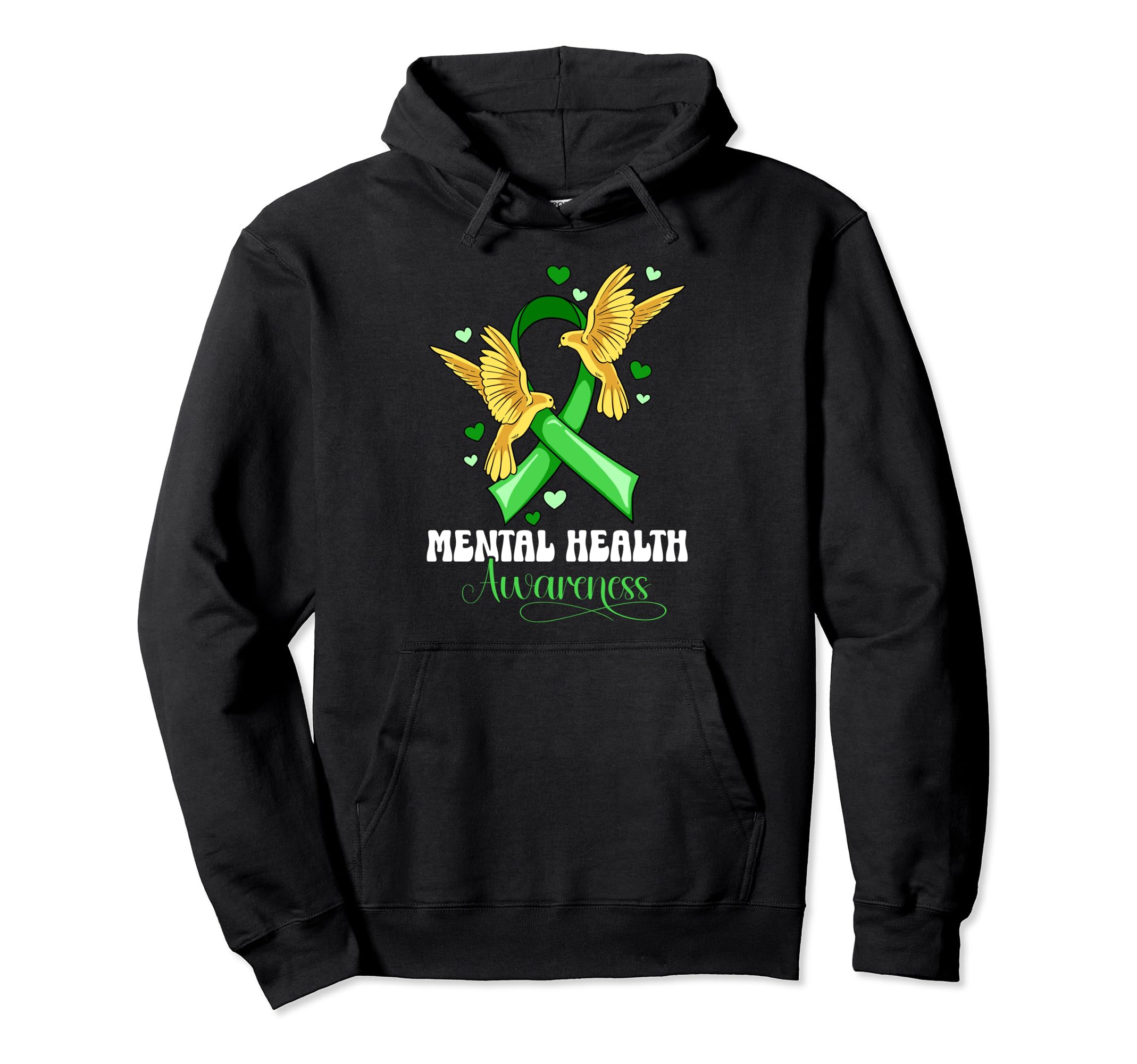 Mental Health Awareness Hoodie - Trendy Graphic for Adults - T-Shirt, Sweatshirt, Hoodie