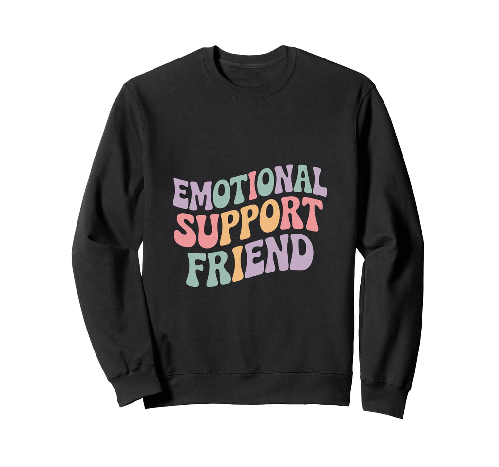 Emotional Support Friend Do Not Pet Hoodie - Aesthetic Graphic Men Women - T-Shirt, Sweatshirt, Hoodie