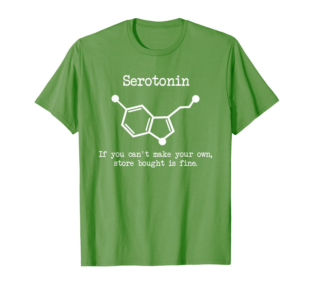 Serotonin Molecule Mental Health T-Shirt - Fun Novelty Design Unisex - T-Shirt, Sweatshirt, Hoodie