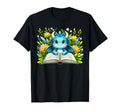 Dragon And Book Reading Book Dragon T-Shirt - Custom Art Print for Adults - T-Shirt, Sweatshirt, Hoodie