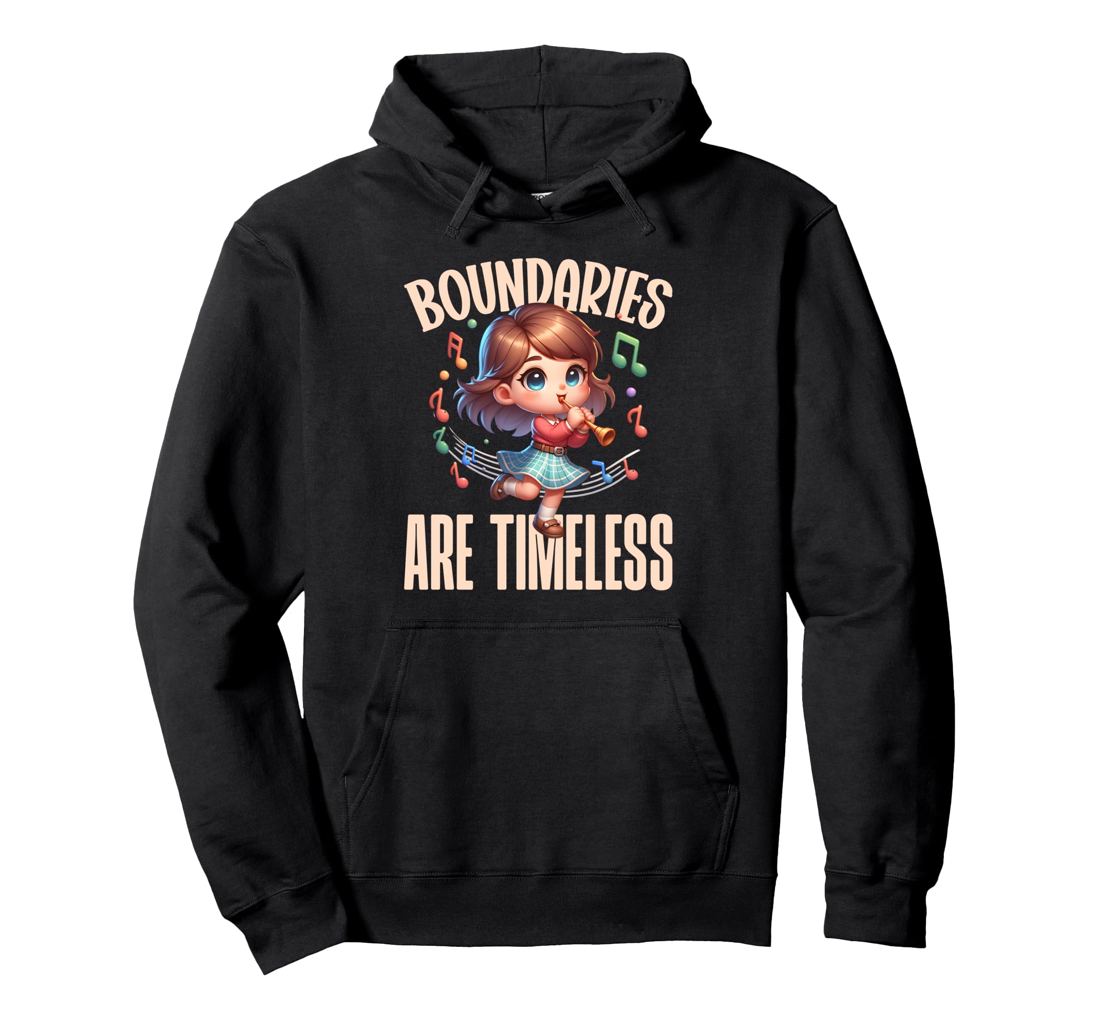 Boundaries Are Timeless Empowering Hoodie - Aesthetic Graphic Unisex - T-Shirt, Sweatshirt, Hoodie