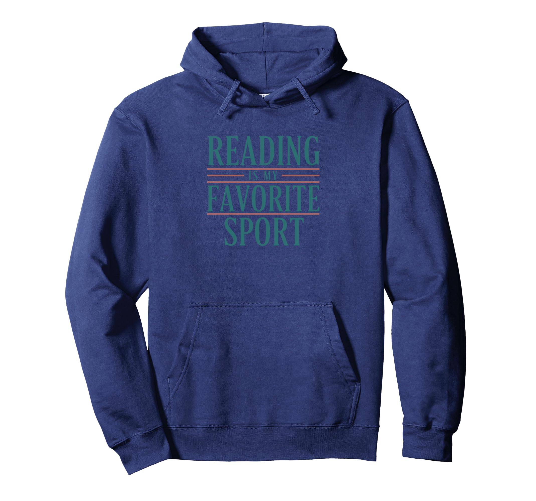 Reading Is My Favorite Sport Literary Book Hoodie - Trendy Graphic Unisex - T-Shirt, Sweatshirt, Hoodie