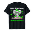 Elephant Im Survivor Mental T-Shirt - Casual Everyday Wear for Adults - T-Shirt, Sweatshirt, Hoodie
