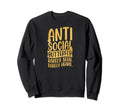 Antisocial Butterfly Rarely Sweatshirt - Casual Everyday Wear for Adults - T-Shirt, Sweatshirt, Hoodie