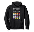 Recovery Is My Jam Sobriety Sober Hoodie - Fun Novelty Design Men Women - T-Shirt, Sweatshirt, Hoodie