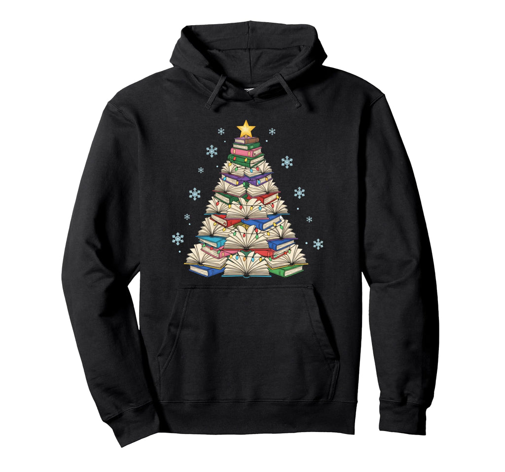 Book Tree Bibliophile Hoodie - Fun Novelty Design Unisex - T-Shirt, Sweatshirt, Hoodie
