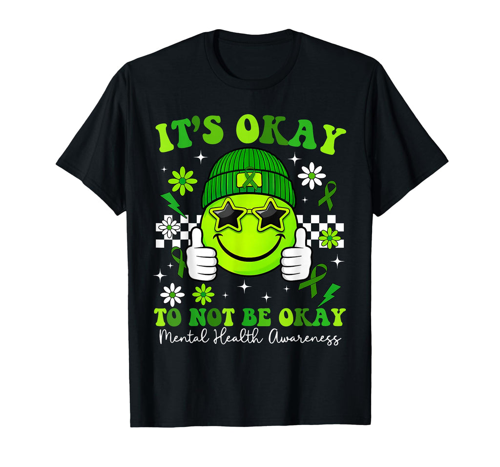 Its Okay To Not Be Okay Mental Health T-Shirt - Custom Art Print Men Women - T-Shirt, Sweatshirt, Hoodie
