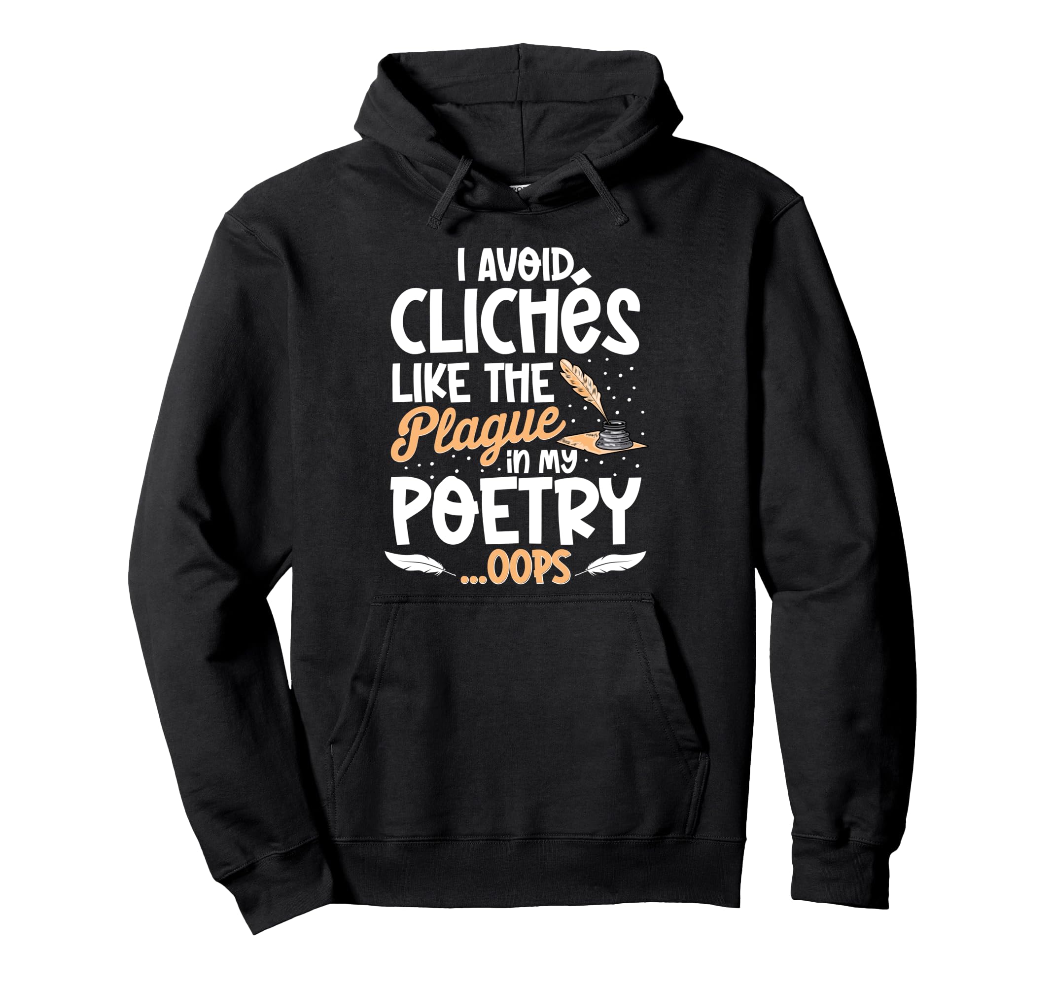 Poetry Poem Author Literature Book Hoodie - Novelty Apparel Men Women - T-Shirt, Sweatshirt, Hoodie