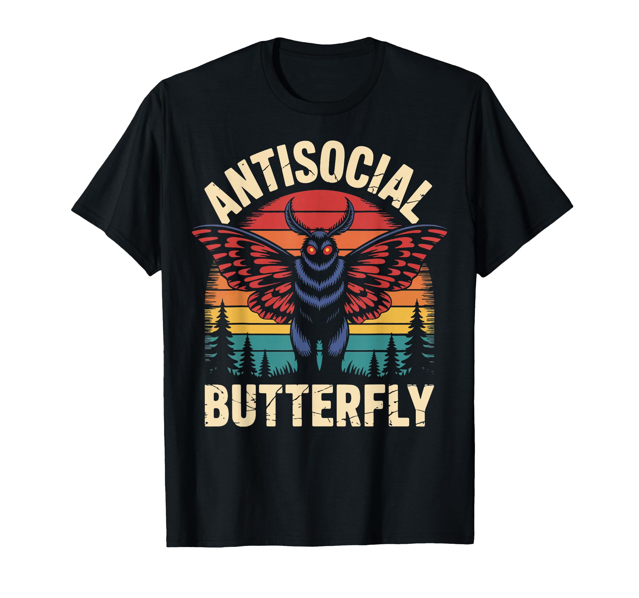 Cryptid Cryptozoology Mothman Introvert Hoodie - Streetwear Style Men Women - T-Shirt, Sweatshirt, Hoodie
