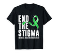 Mental Health Awareness End Stigma Ribbon T-Shirt - Graphic Print Unisex - T-Shirt, Sweatshirt, Hoodie