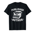 Typewriter Book Writing Literature T-Shirt - Minimalist Print Unisex - T-Shirt, Sweatshirt, Hoodie