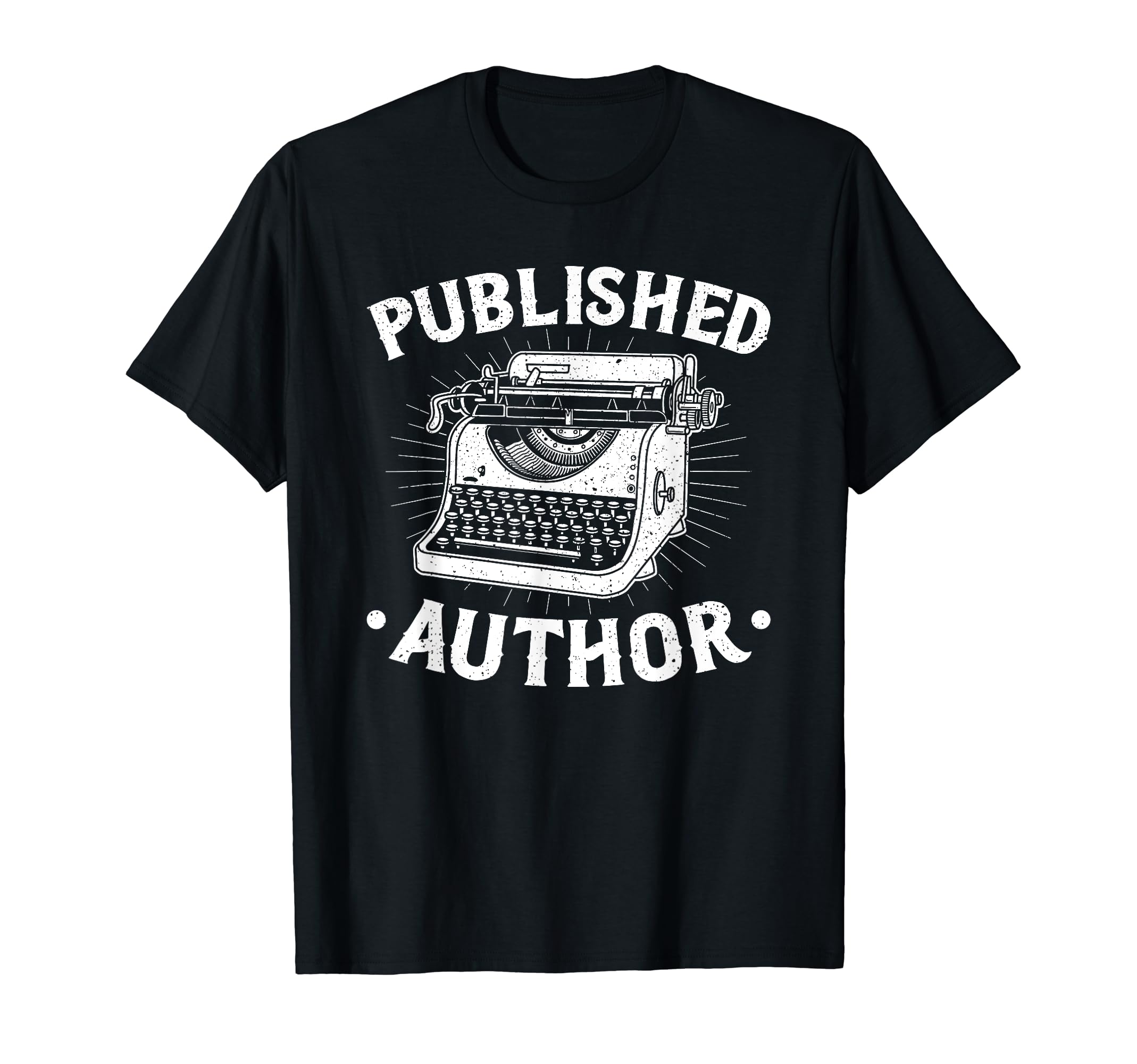 Typewriter Book Writing Literature T-Shirt - Minimalist Print Unisex - T-Shirt, Sweatshirt, Hoodie