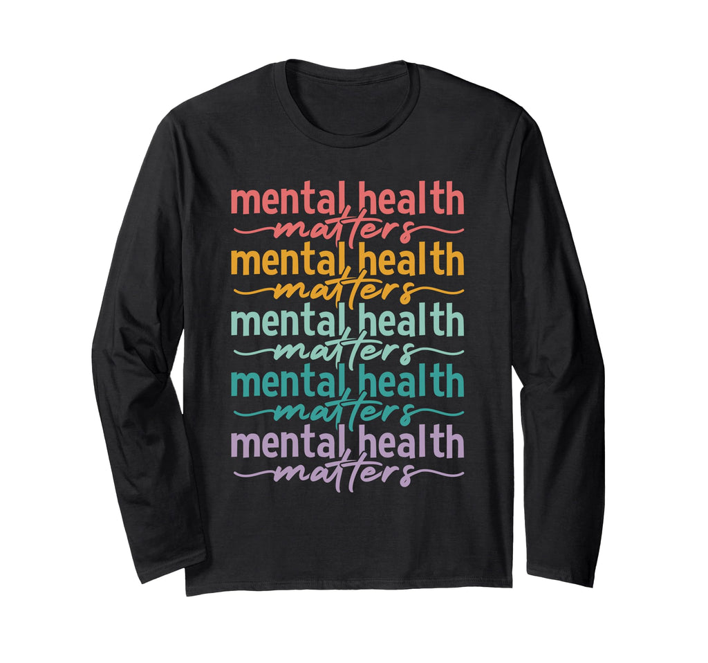 Mental Health Awareness Ribbon Items Hoodie - Aesthetic Graphic Men Women - T-Shirt, Sweatshirt, Hoodie