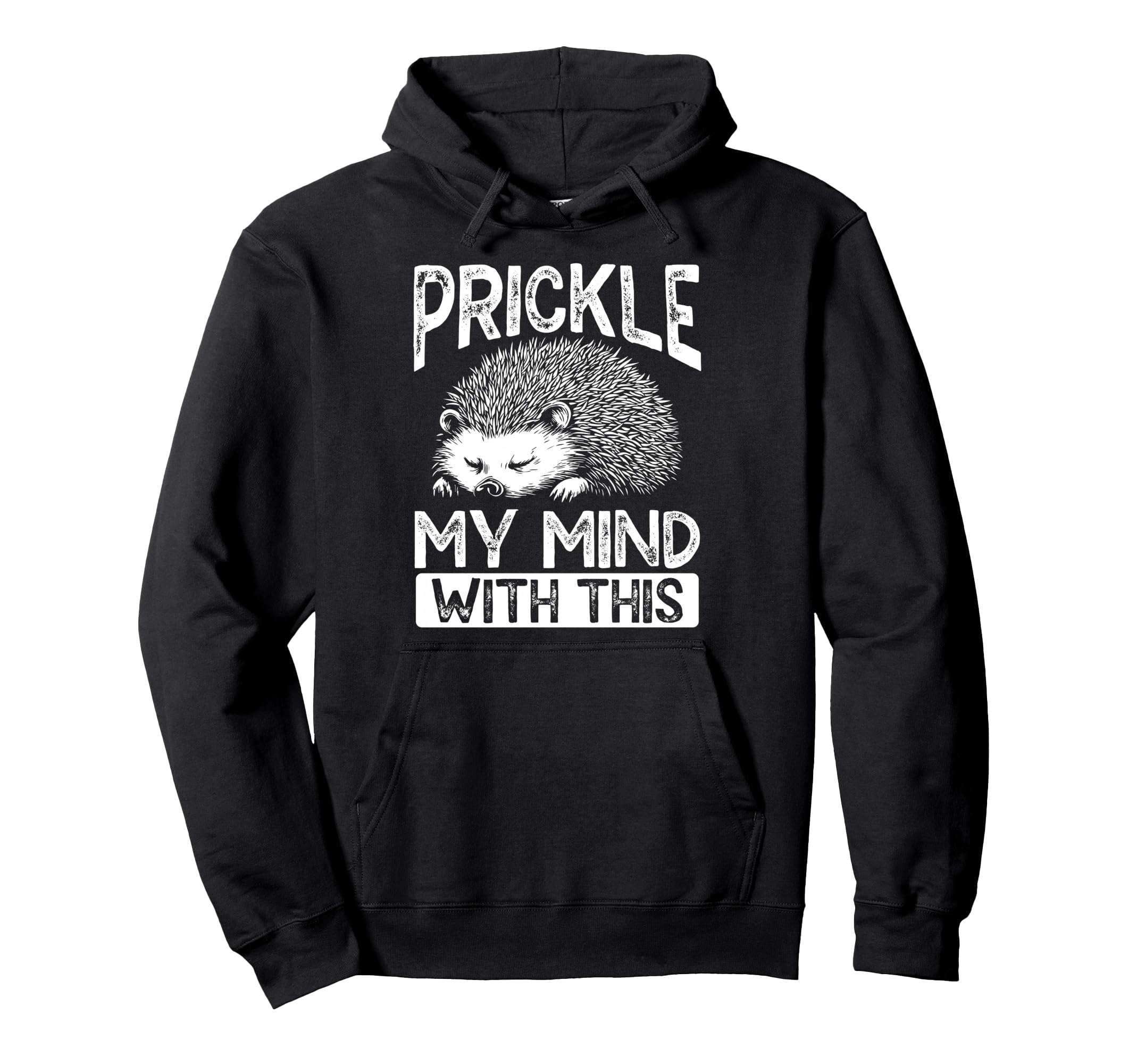Prickly Hedgehog Overthinkers Deep Minds Hoodie - Fun Novelty Design Unisex - T-Shirt, Sweatshirt, Hoodie
