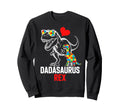 Autism Dad Dinosaur Father Autistic Sweatshirt - Aesthetic Graphic Unisex - T-Shirt, Sweatshirt, Hoodie