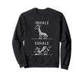 Funny Yoga Inhale Exhale Pooping Sweatshirt - Trendy Graphic Men Women - T-Shirt, Sweatshirt, Hoodie