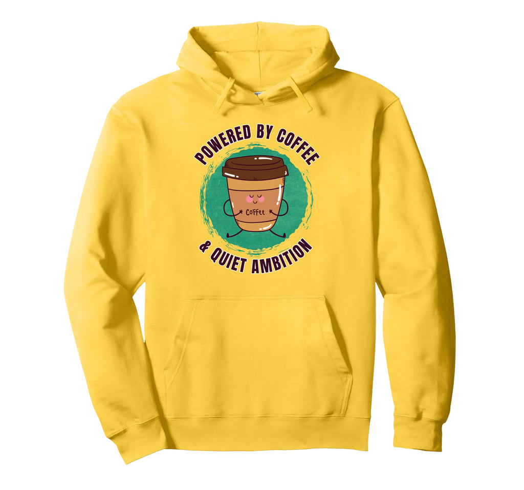 Funny Coffee Yoga Mindfulness Caffeine Hoodie - Graphic Print Men Women - T-Shirt, Sweatshirt, Hoodie