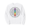 Chakras Mandala Yoga Meditation Sweatshirt - Custom Art Print Men Women - T-Shirt, Sweatshirt, Hoodie