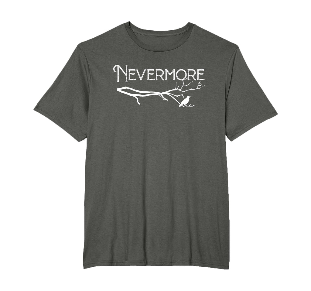 Nevermore Quoth Raven Edgar Allan T-Shirt - Casual Everyday Wear Unisex - T-Shirt, Sweatshirt, Hoodie