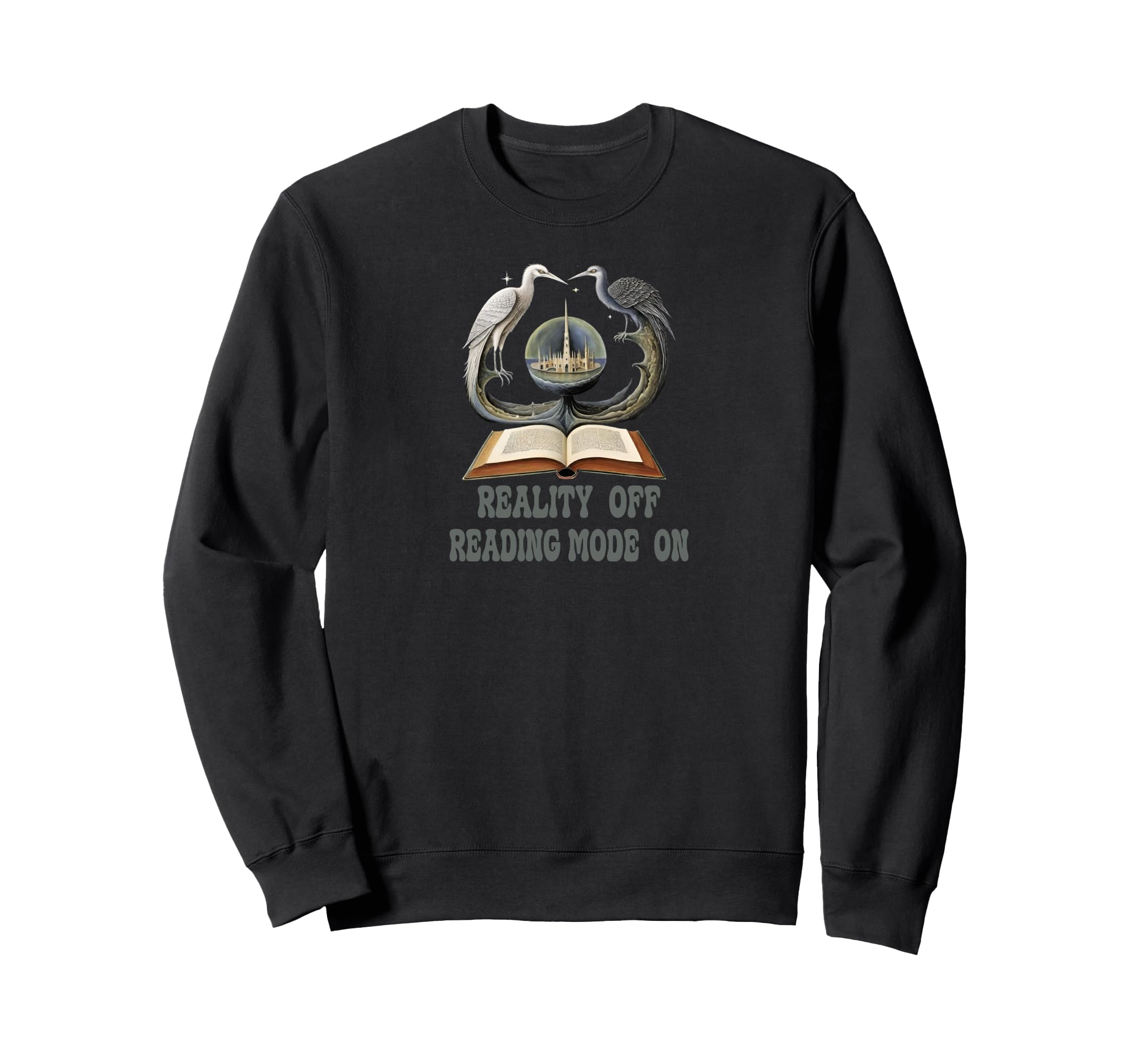 Book Worm Book Stack Reading Sweatshirt - Streetwear Style for Adults - T-Shirt, Sweatshirt, Hoodie