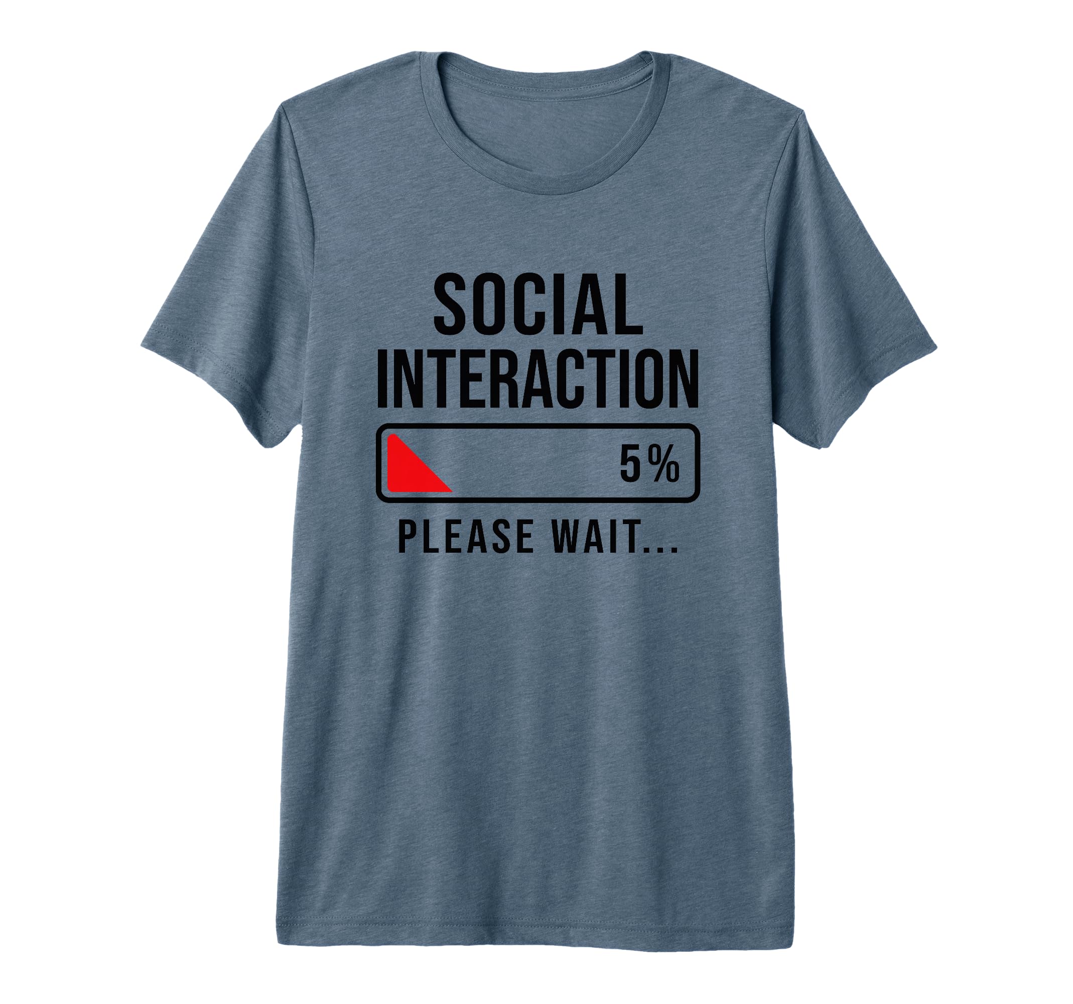 Social Battery Low Funny Introvert T-Shirt - Graphic Print for Adults - T-Shirt, Sweatshirt, Hoodie