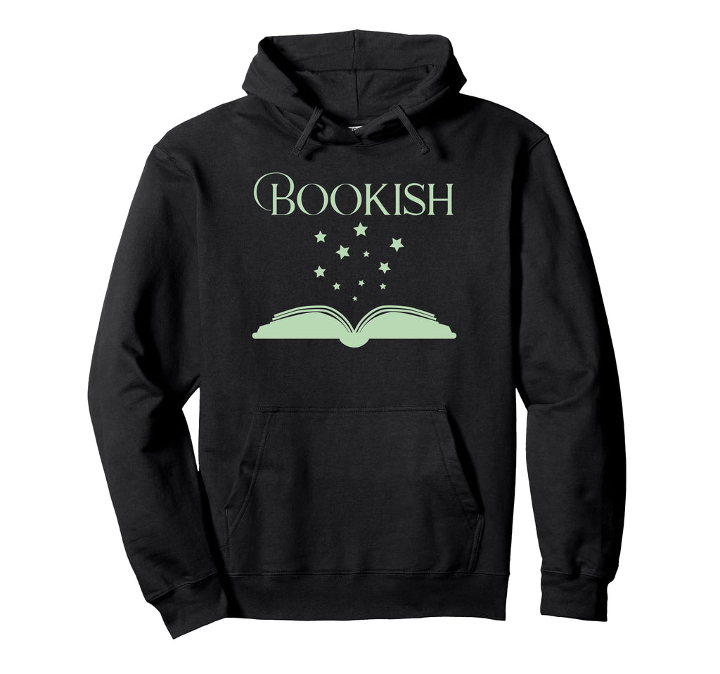 Bookish Book Lover Pastel Green Hoodie - Fun Novelty Design for Adults - T-Shirt, Sweatshirt, Hoodie