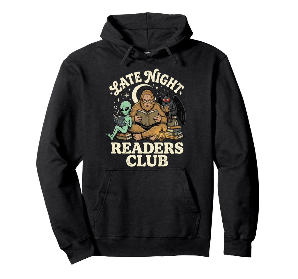 Night Reader Reading Bookworm Sweatshirt - Casual Everyday Wear Men Women - T-Shirt, Sweatshirt, Hoodie