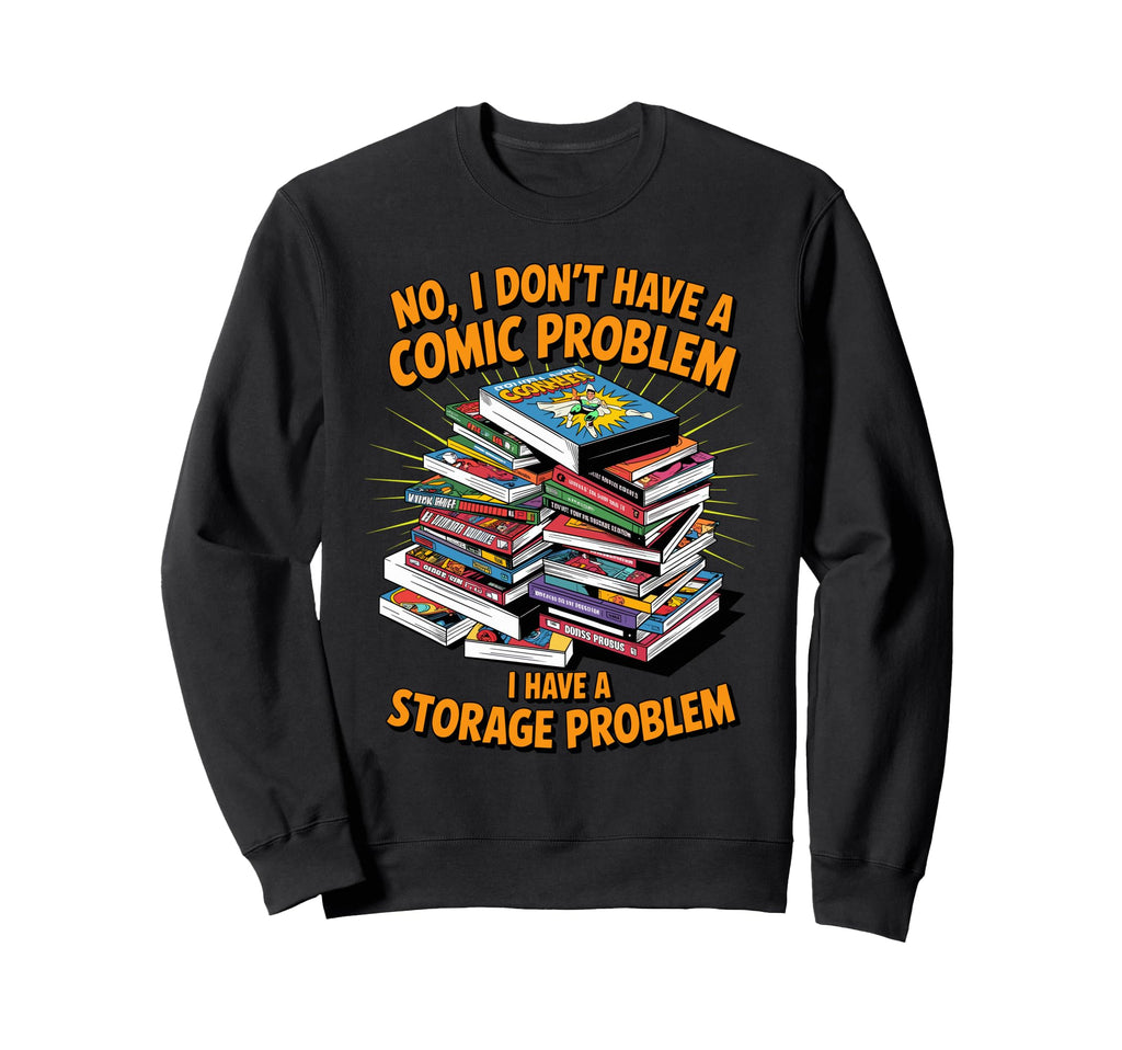 Funny Superhero Nerd Geek Reader Sweatshirt - Streetwear Style Unisex - T-Shirt, Sweatshirt, Hoodie