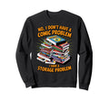 Funny Superhero Nerd Geek Reader Sweatshirt - Streetwear Style Unisex - T-Shirt, Sweatshirt, Hoodie