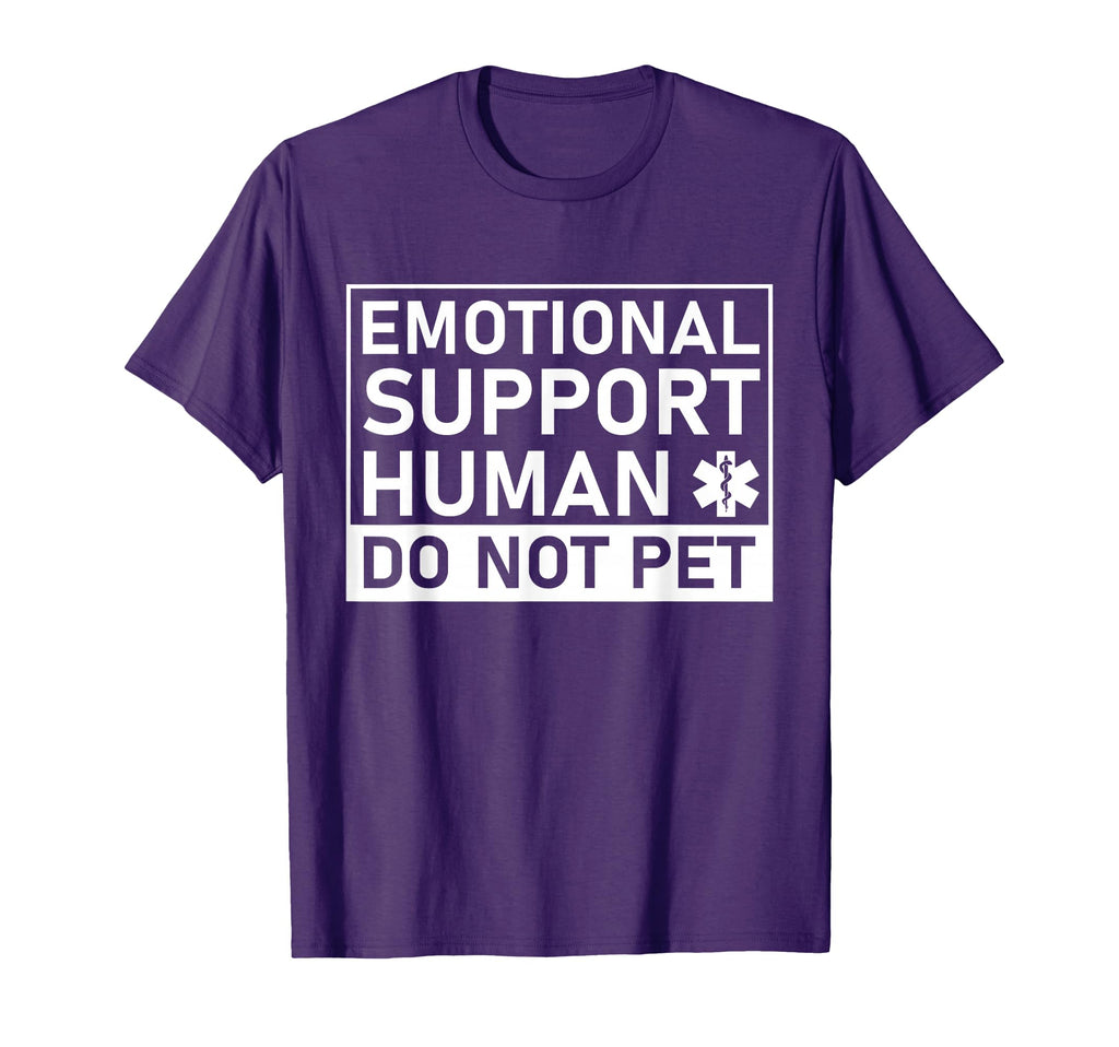 Emotional Human Do Not Pet Support Dog T-Shirt - Trendy Graphic Unisex - T-Shirt, Sweatshirt, Hoodie